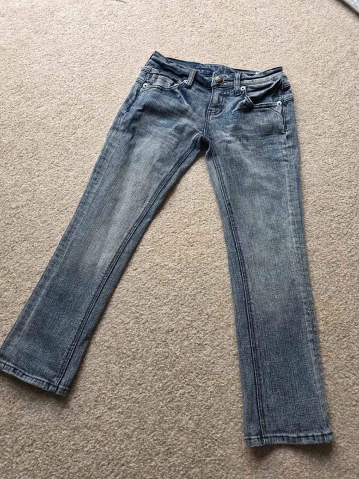 Cecil McBee Ultra Low Rise Capri Jeans UK Size 4