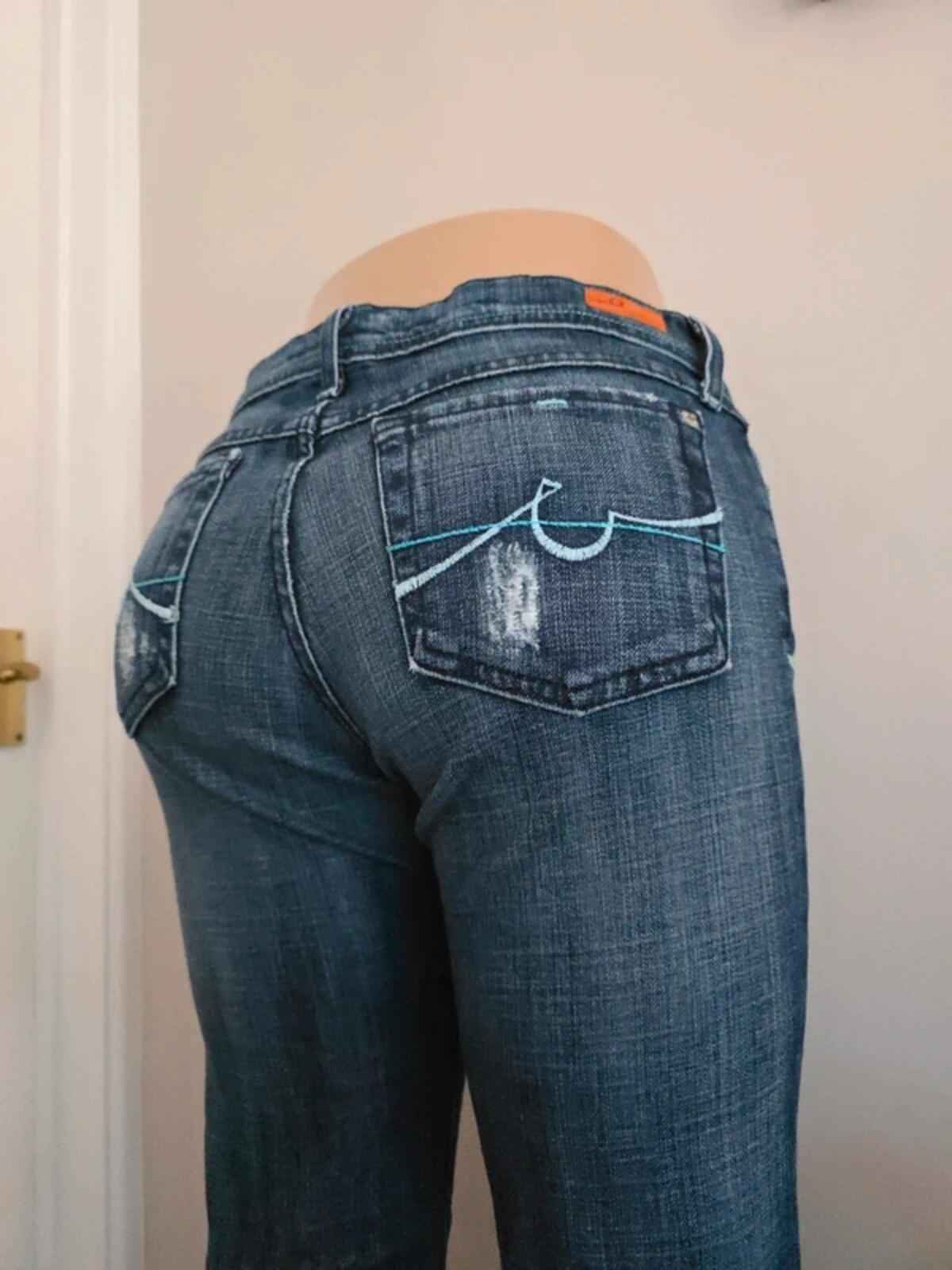 Plastic by Sly Low Rise Bootcut Vintage Y2K Jeans UK Size 10 Tall