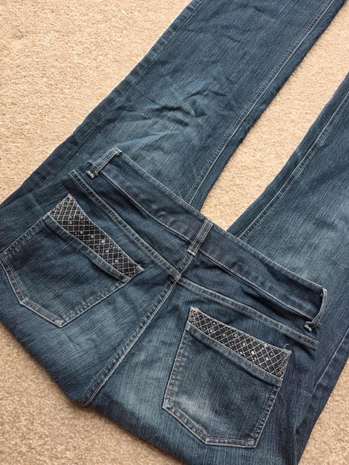 Vintage Y2K Riders by Lee Mid Rise Micro Bootcut Jeans UK Size 12