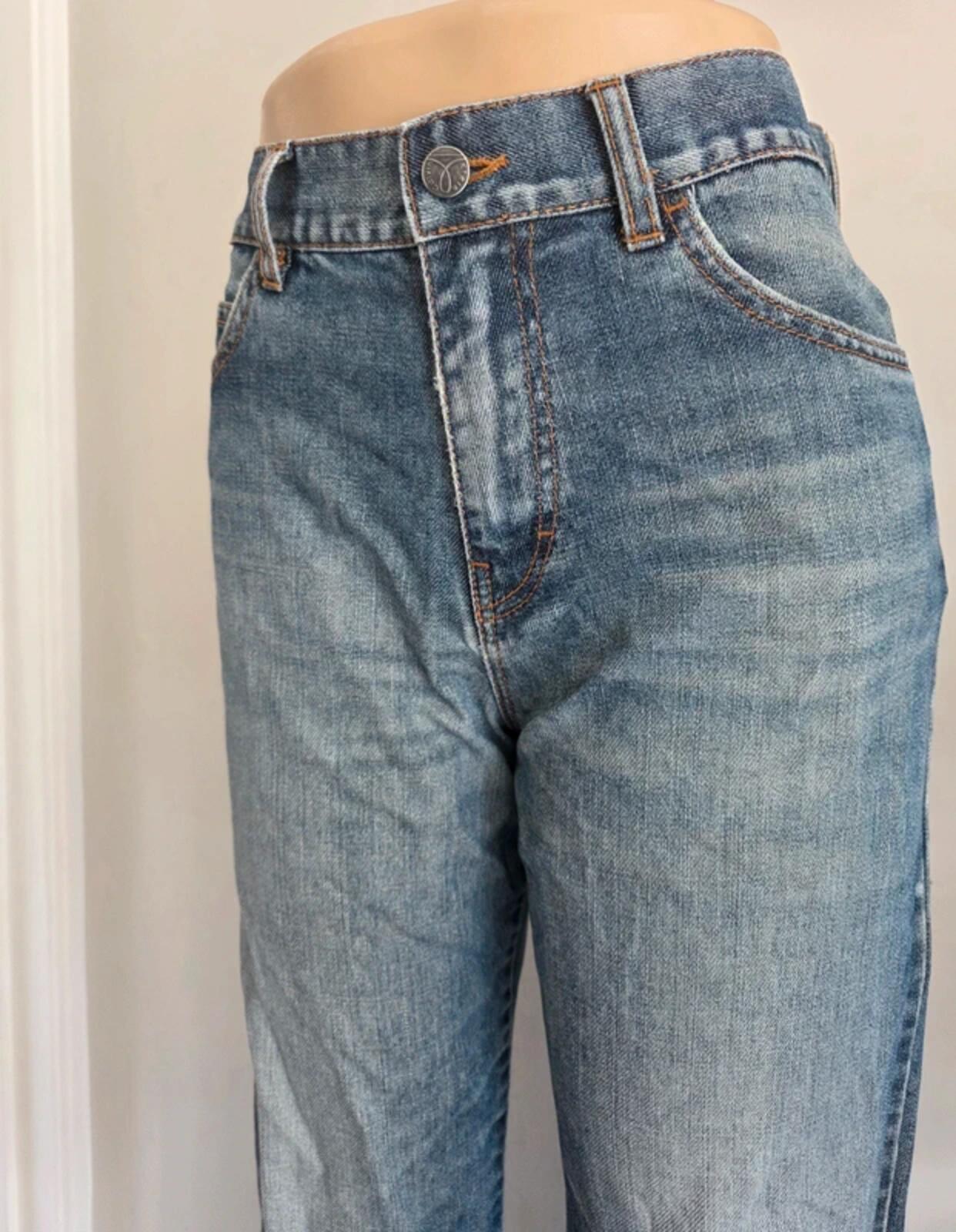Vintage Y2K Calvin Klein High Rise Baggy Jeans UK Size 12/14