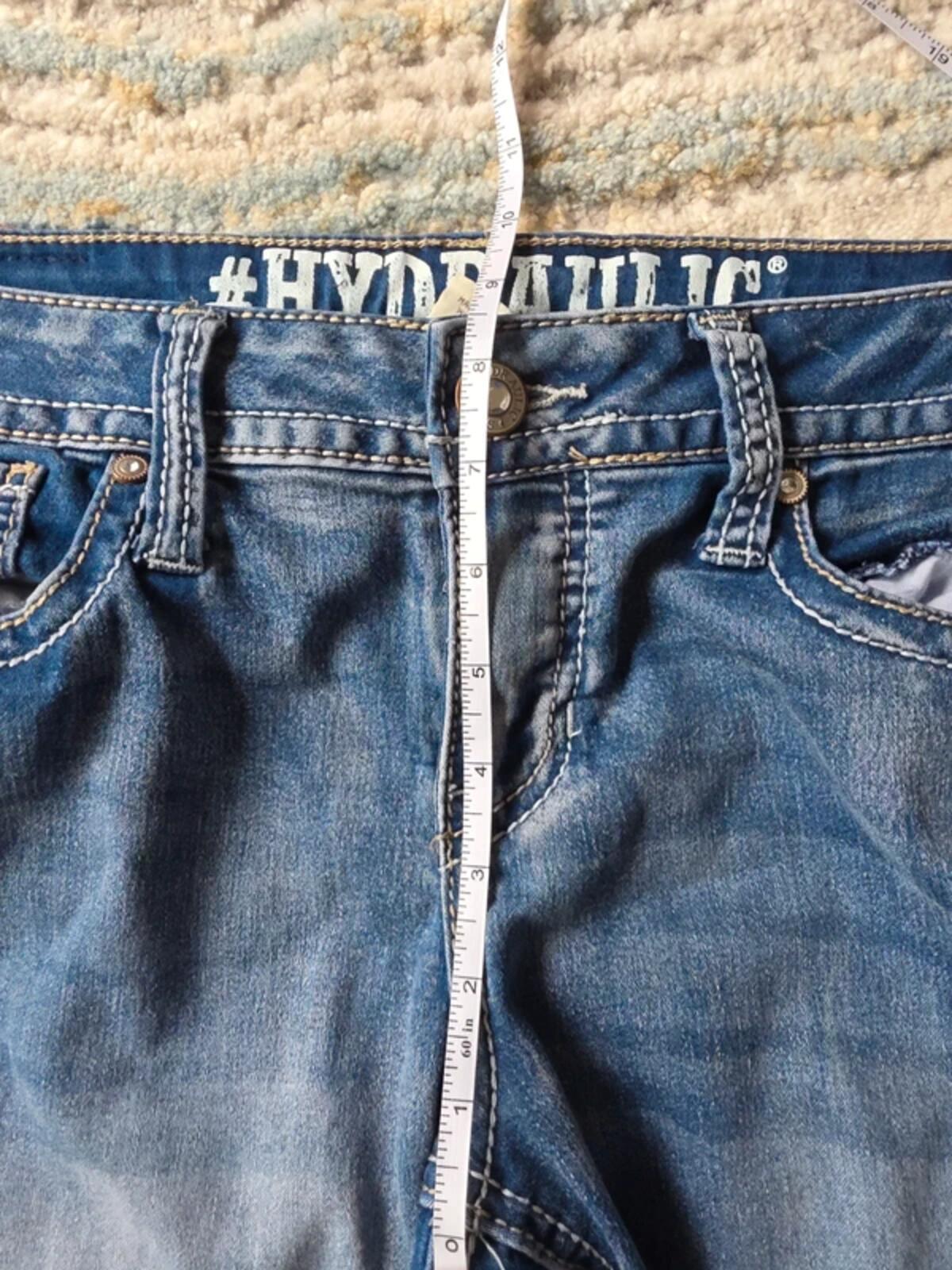 Hydraulic Low Rise Skinny Vintage Y2K Jeans UK Size 10