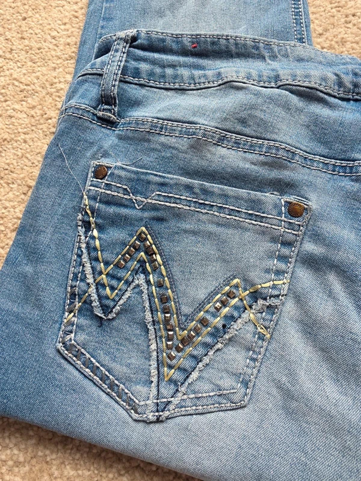 Vintage Y2K Hydraulic Mid Rise Bootcut Jeans UK Size 12/14