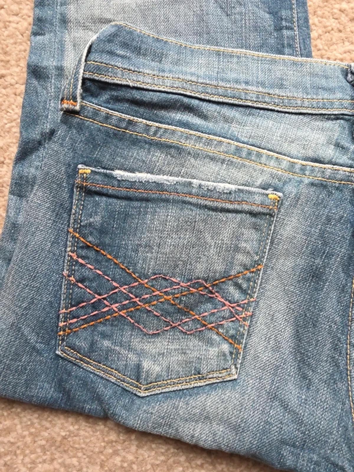 Vintage Y2K Citizens of Humanity Low Rise Flared Jeans UK Size 8 Petite
