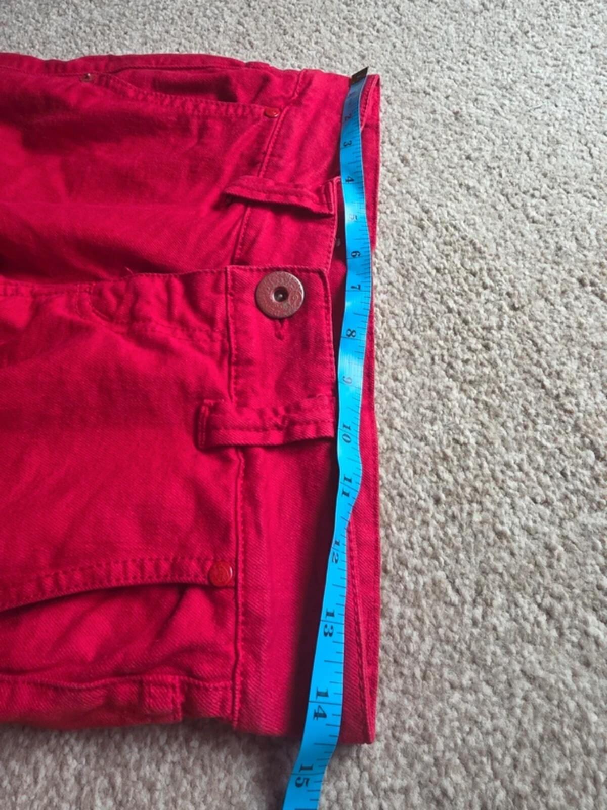 Vintage Y2K Denim Colours Low Rise Wide Leg Jeans UK Size 6 Tall