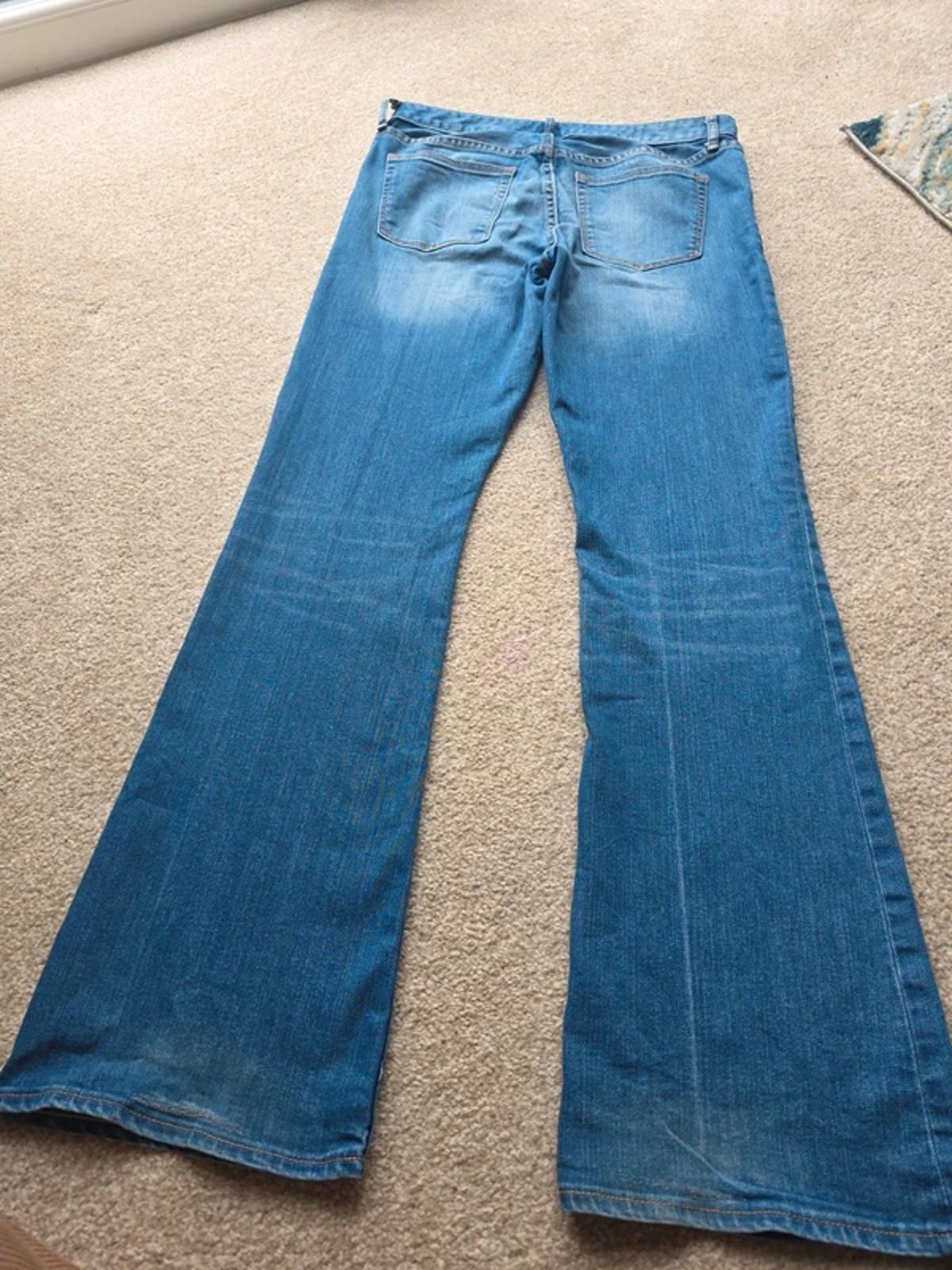 Vintage Y2K Gap 1969 Mid Rise Bootcut Jeans UK Size 12 Tall