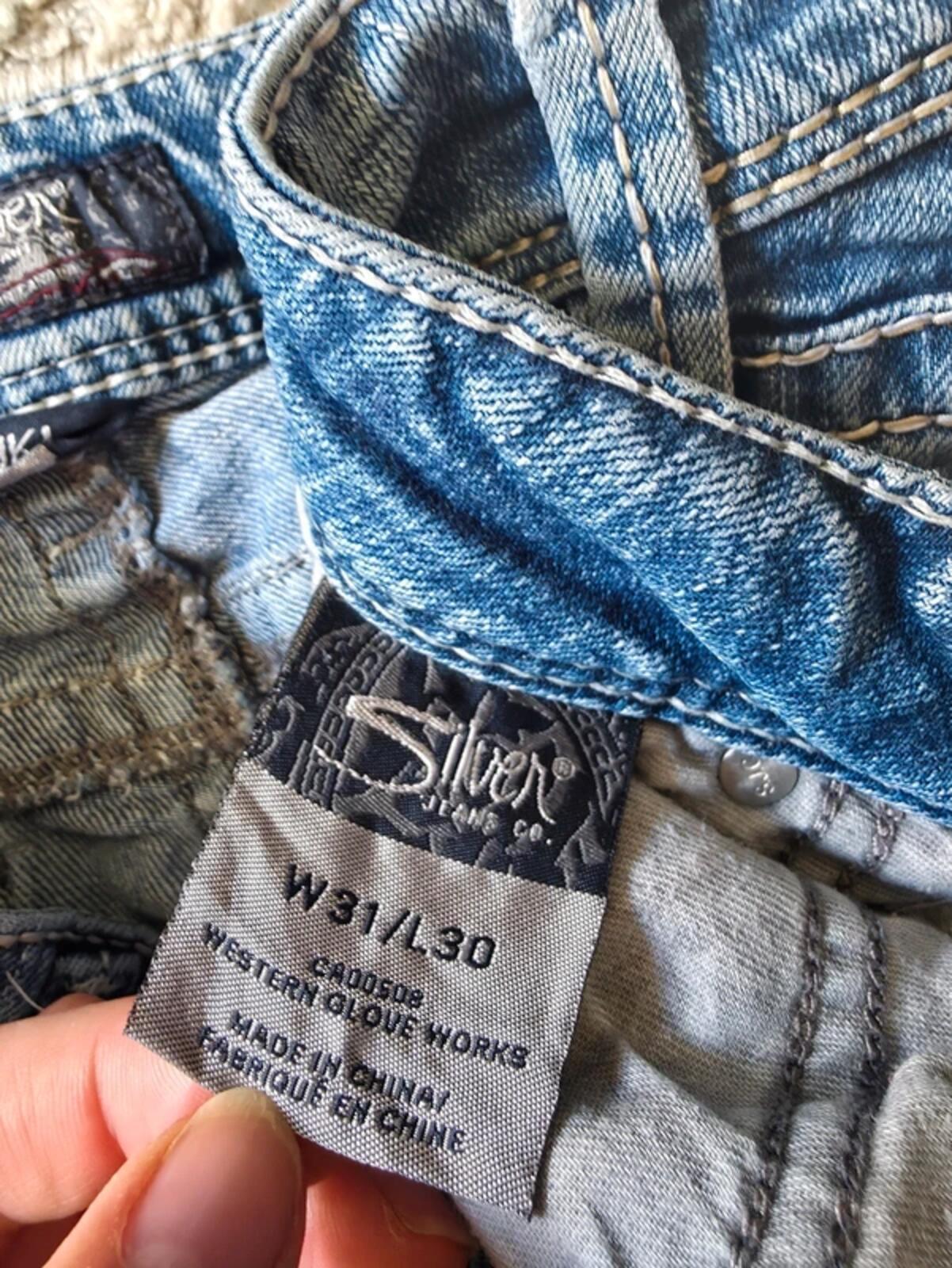Silver Mid Rise Bootcut Vintage Y2K Jeans UK Size 10/12 Petite