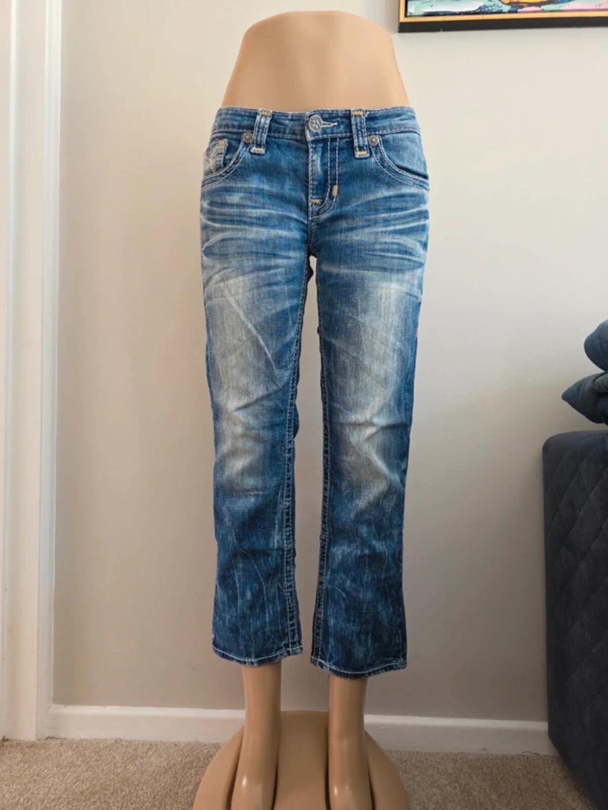 Big Star Low Rise Capri Vintage Y2K Jeans UK Size 10/12