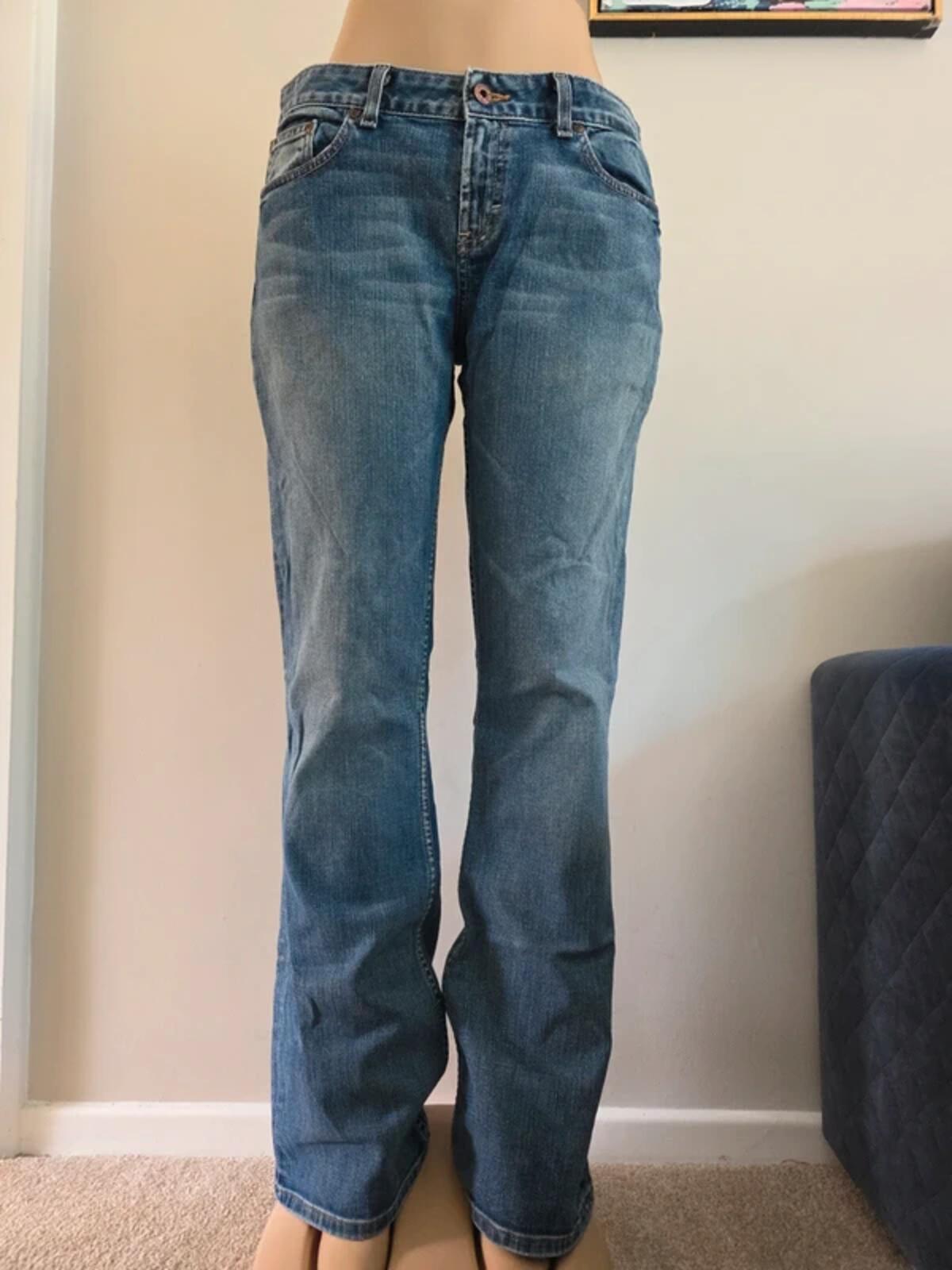 BKE Mid Rise Bootcut Vintage Y2K Jeans UK Size 14 Tall