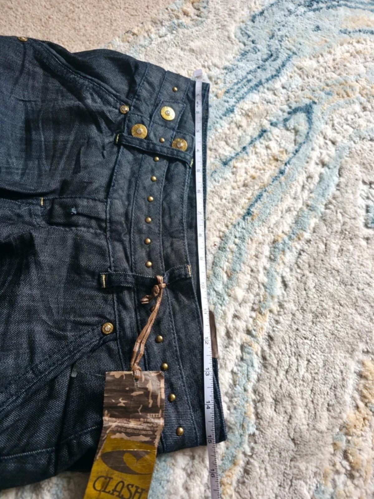 Clash Low Rise Skinny Vintage Y2K Jeans UK Size 6