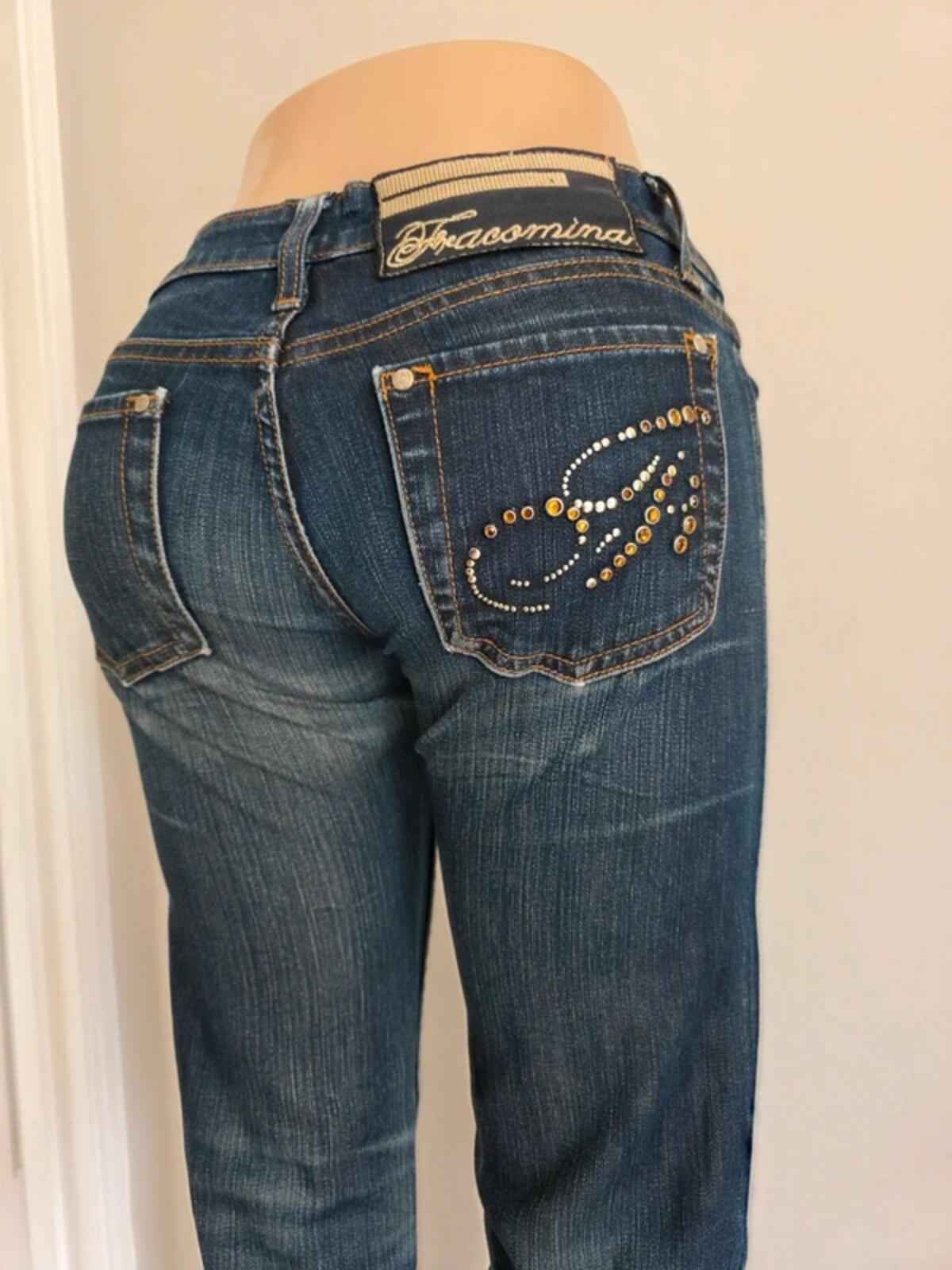 Fracomina Low Rise Straight Jeans UK Size 8