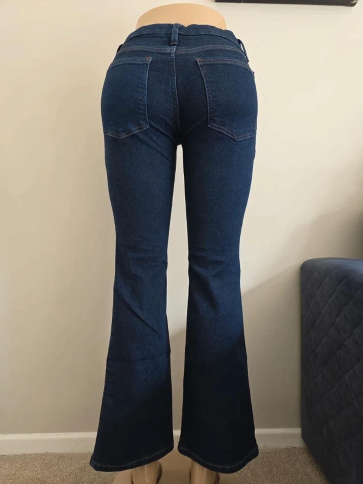 Banana Republic Low Rise Bootcut Vintage Y2K Jeans UK Size 8 Petite