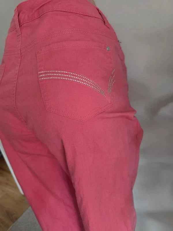 Style & Co High Rise Cropped Jeans UK Size 16