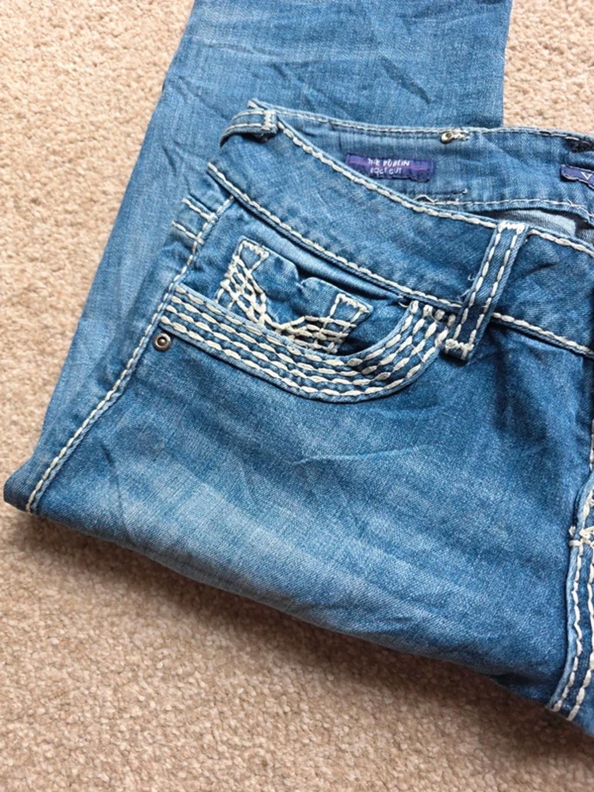Vintage Y2K Vigoss Mid Rise Bootcut Jeans UK Size 14