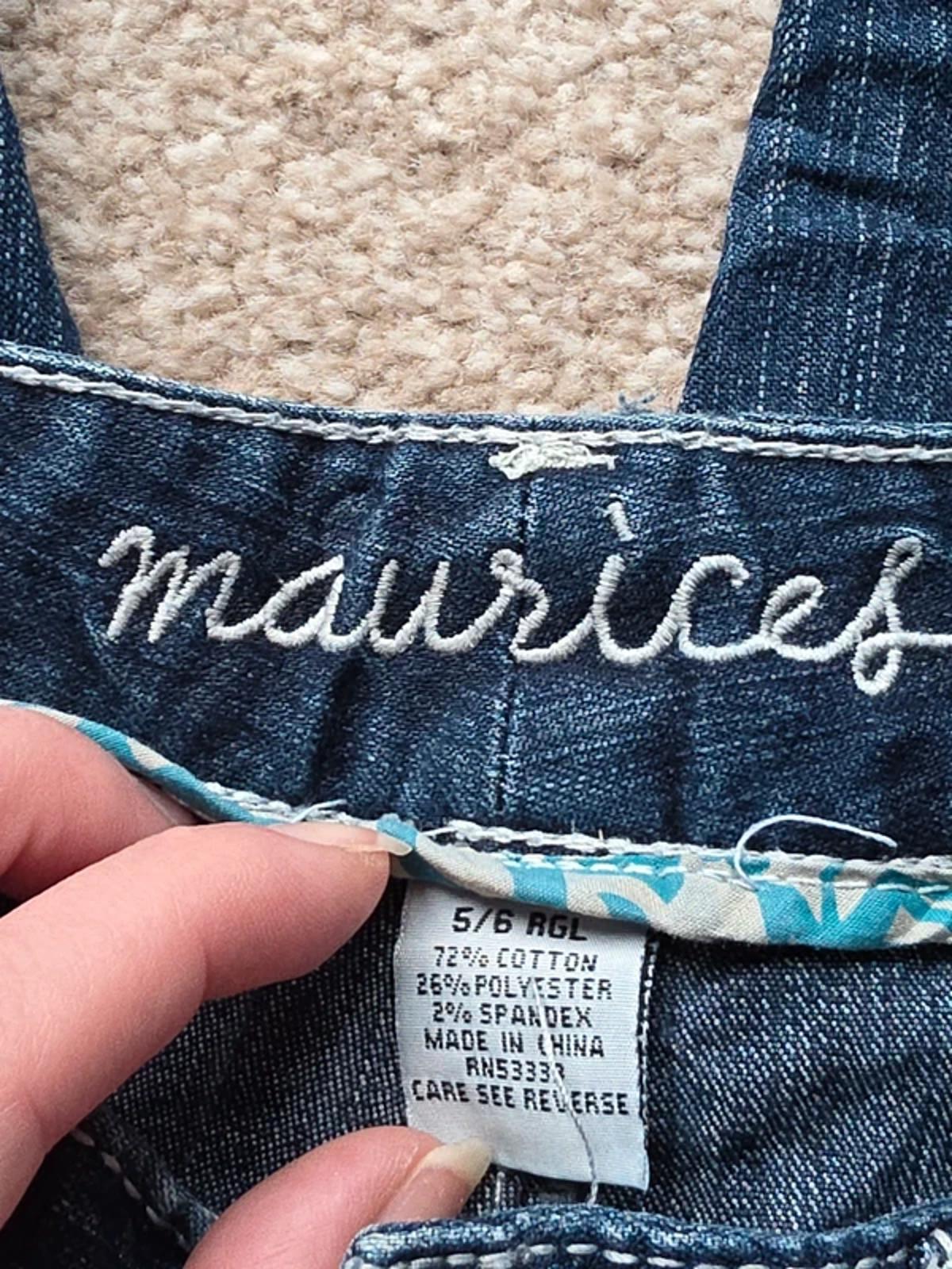 Vintage Y2K Maurices Mid Rise Bootcut Jeans UK Size 12/14 Tall