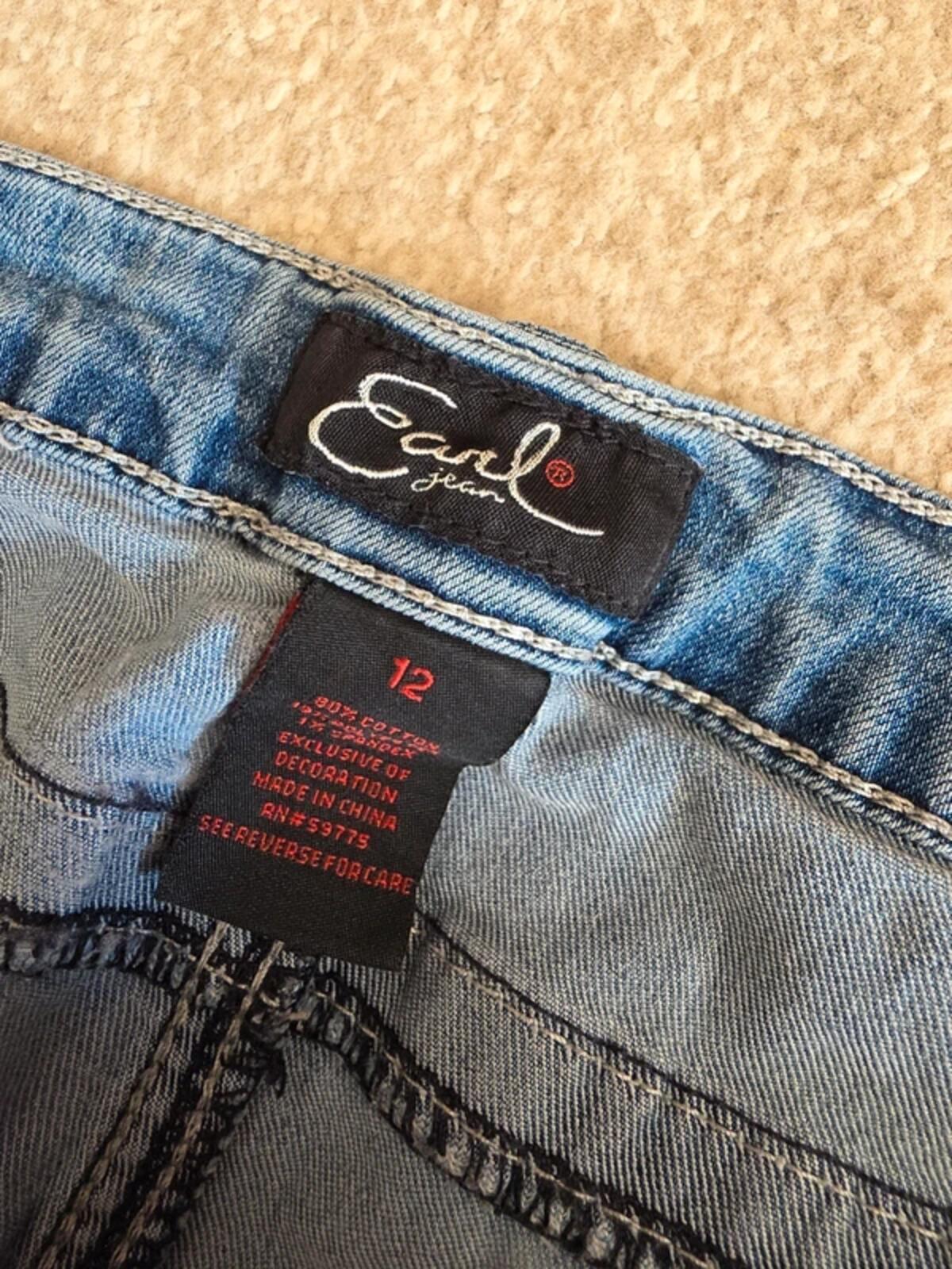 Earl Petite Mid Rise Bootcut Vintage Y2K Jeans UK Size 12
