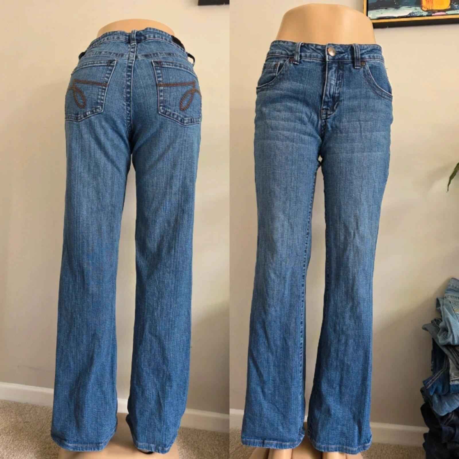 Vintage Y2K Jag Mid Rise Bootcut Jeans UK Size 10