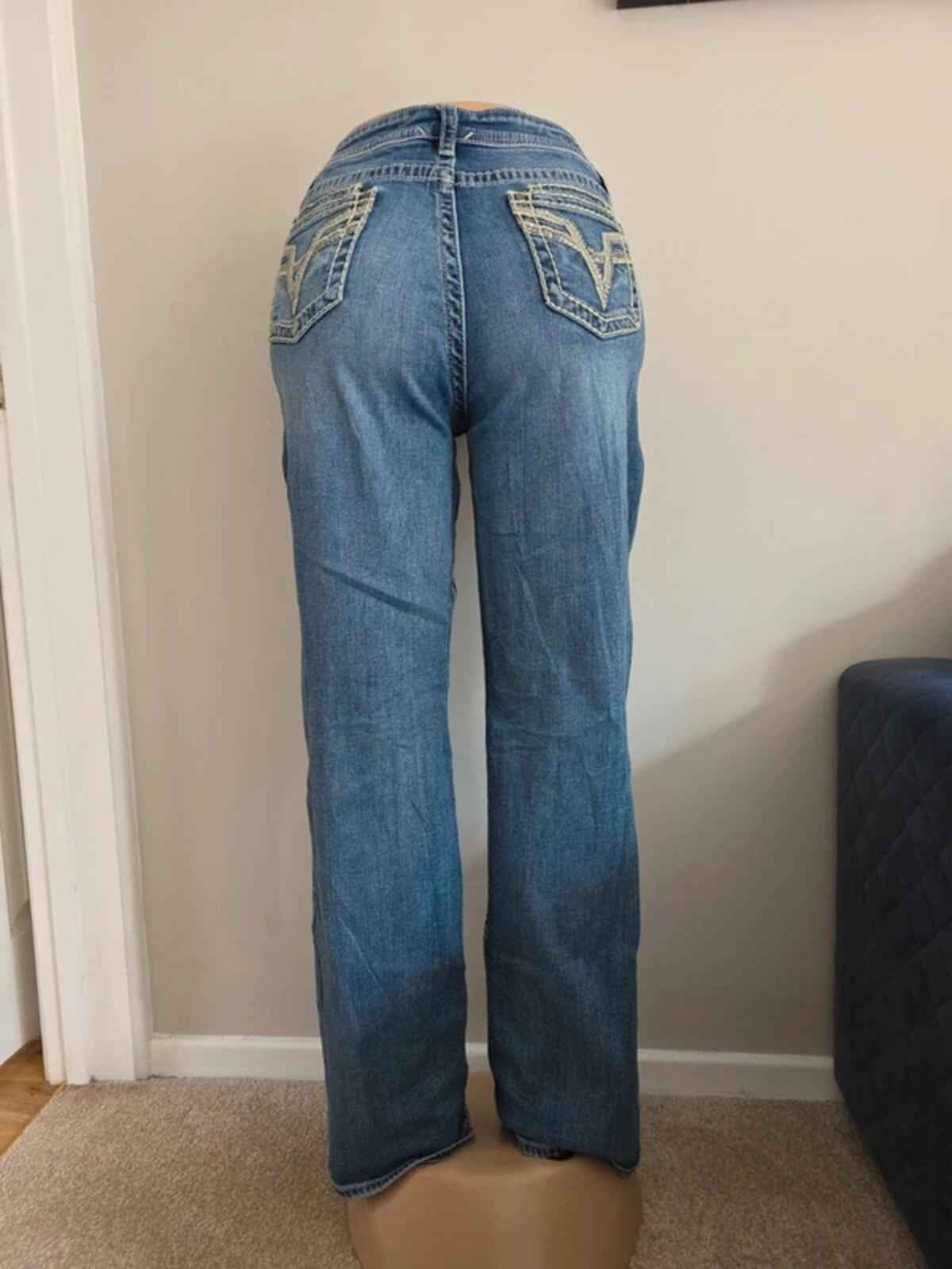 Vigoss High Rise Bootcut Vintage Y2K Jeans UK Size 16 Tall