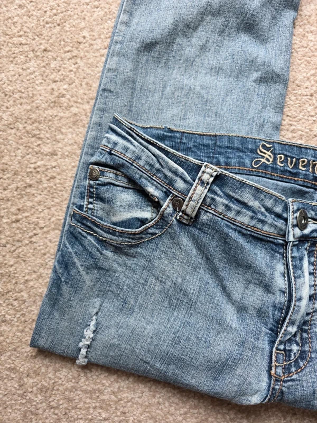 Vintage Y2K Seventeen Co Low Rise Straight Jeans UK Size 12