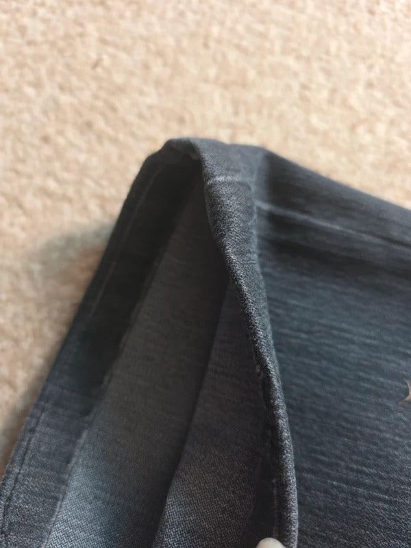 Annabell Mid Rise Cropped Vintage Y2K Jeans UK Size 12/14