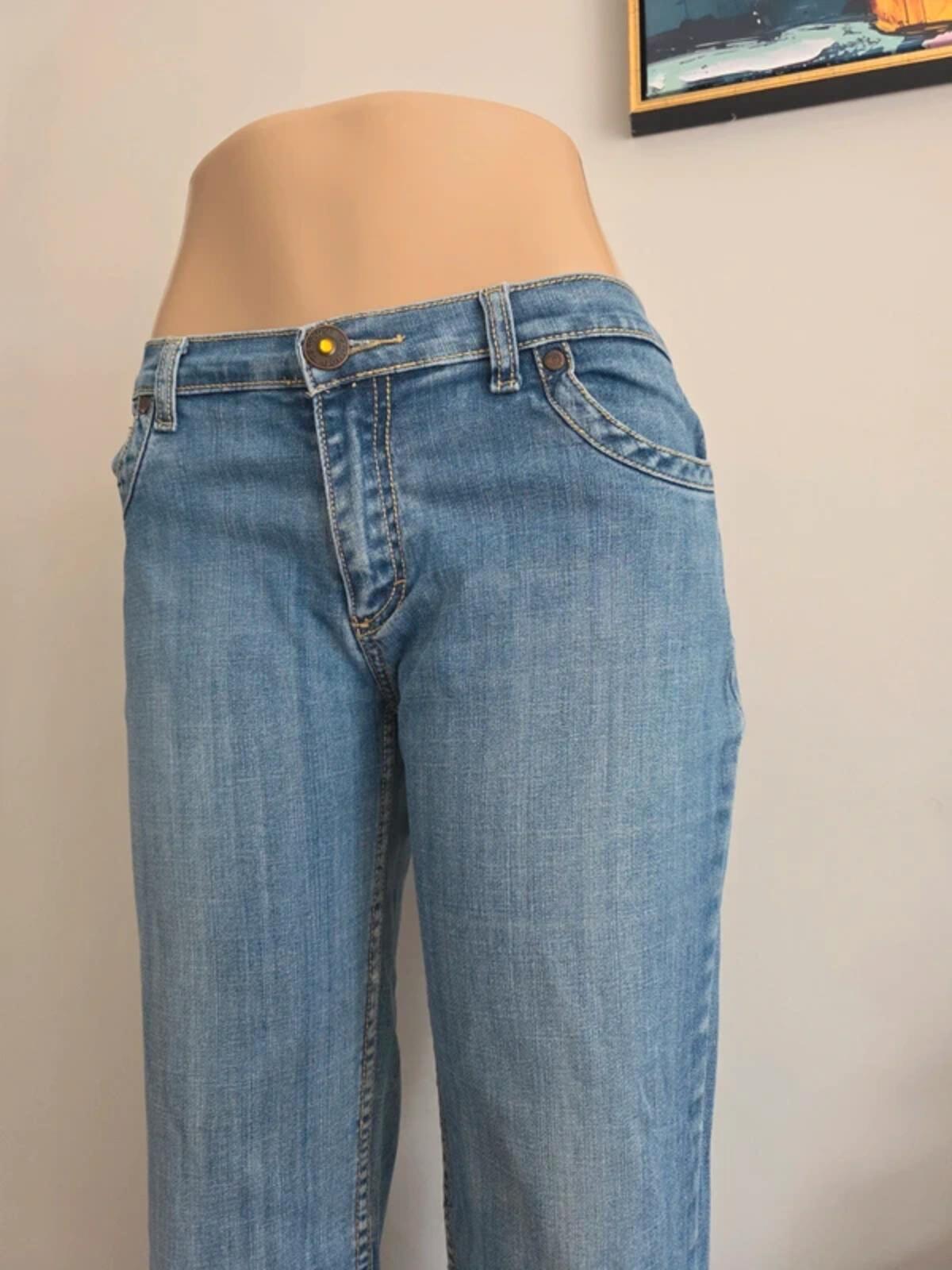 Promod Tall Relaxed Bootcut Vintage Y2K Jeans UK Size 10/12