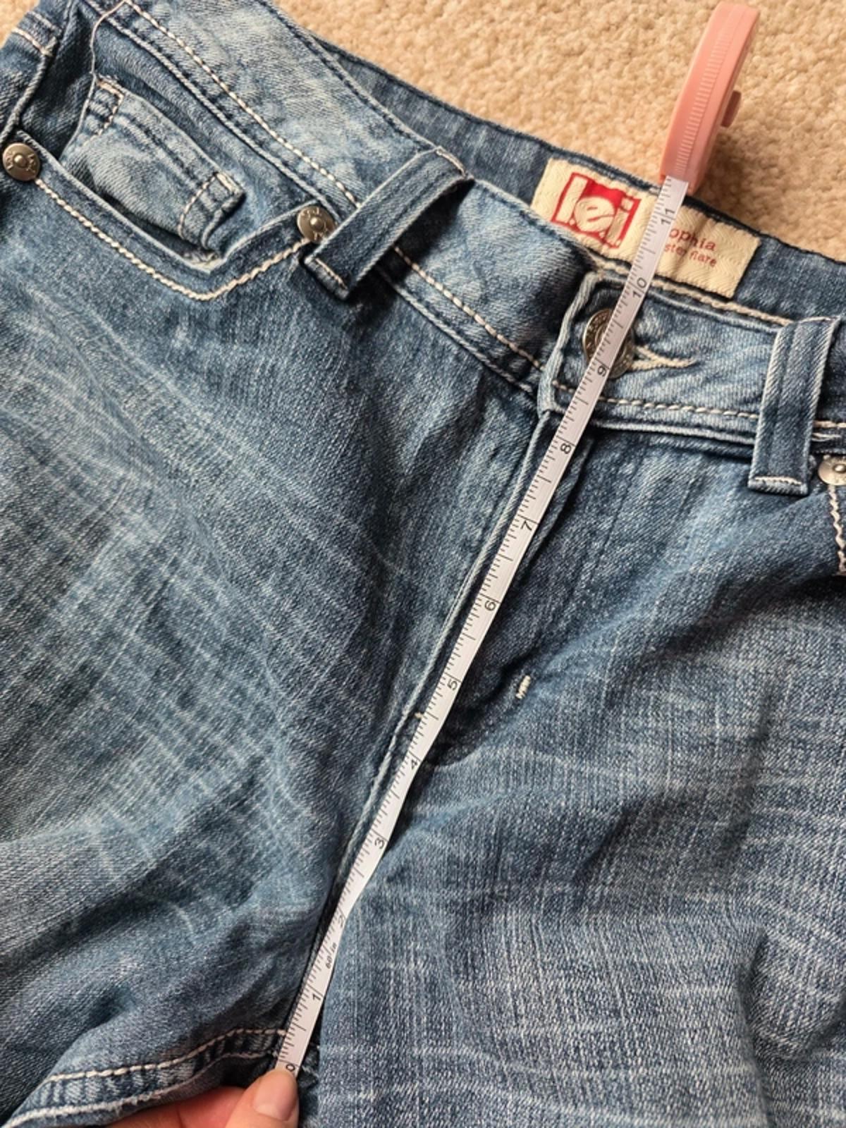 Vintage Y2K Lei Hipster Flare Jeans UK Size 14 Tall
