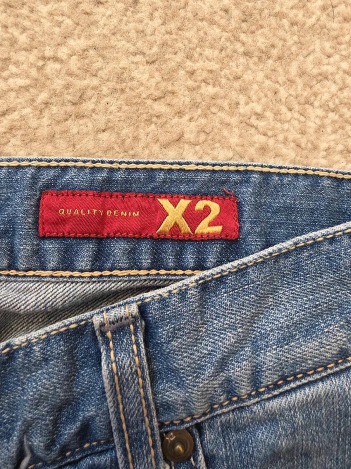 X2 Low Rise Bootcut Vintage Y2K Jeans UK Size 10 Tall