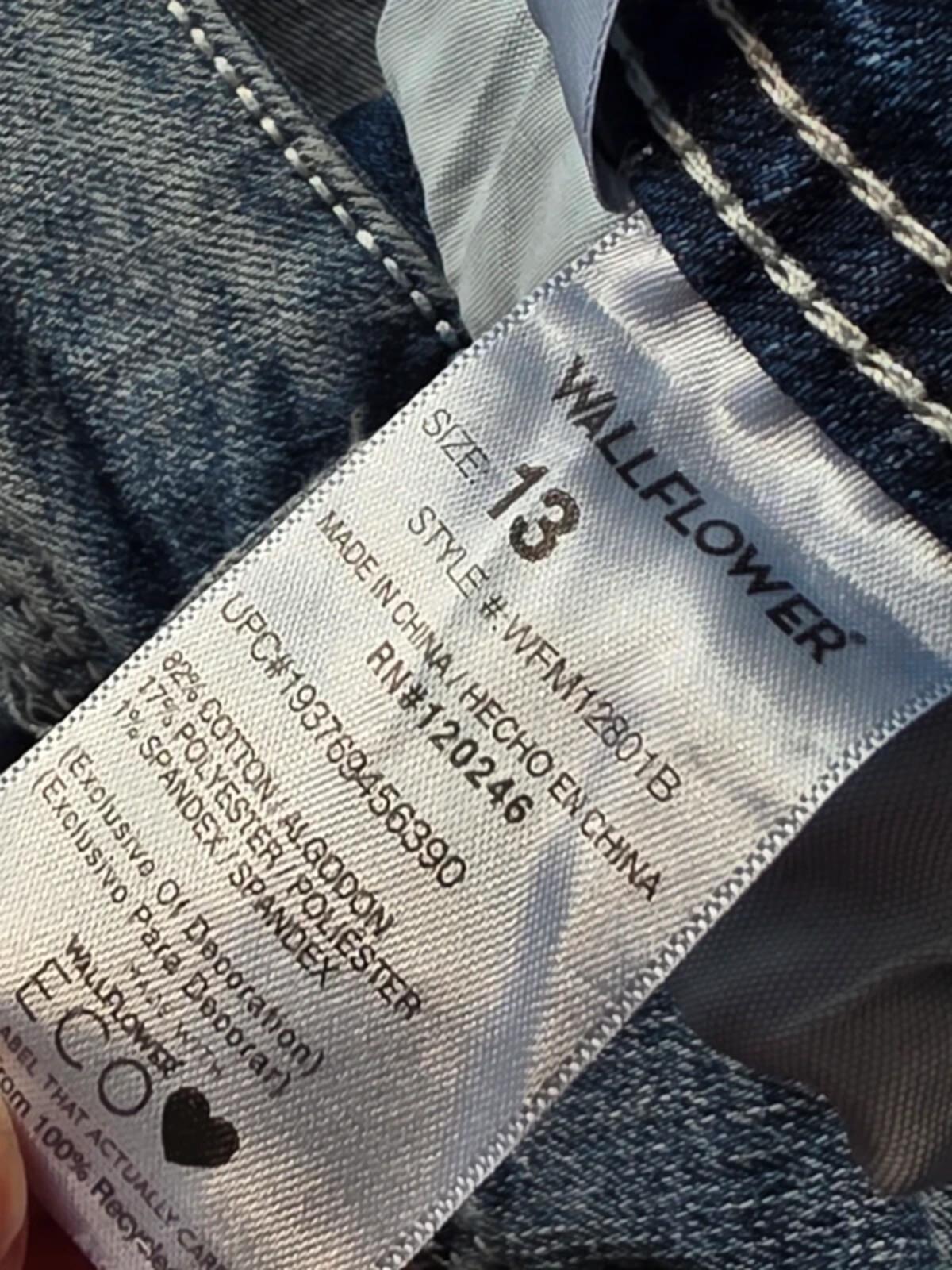 Vintage Y2K Wallflower Mid Rise Bootcut Jeans UK Size 12 Petite