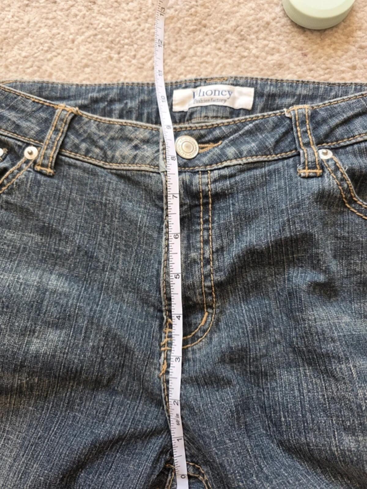 Vintage Y2K J Honey Mid Rise Cropped Jeans UK Size 10