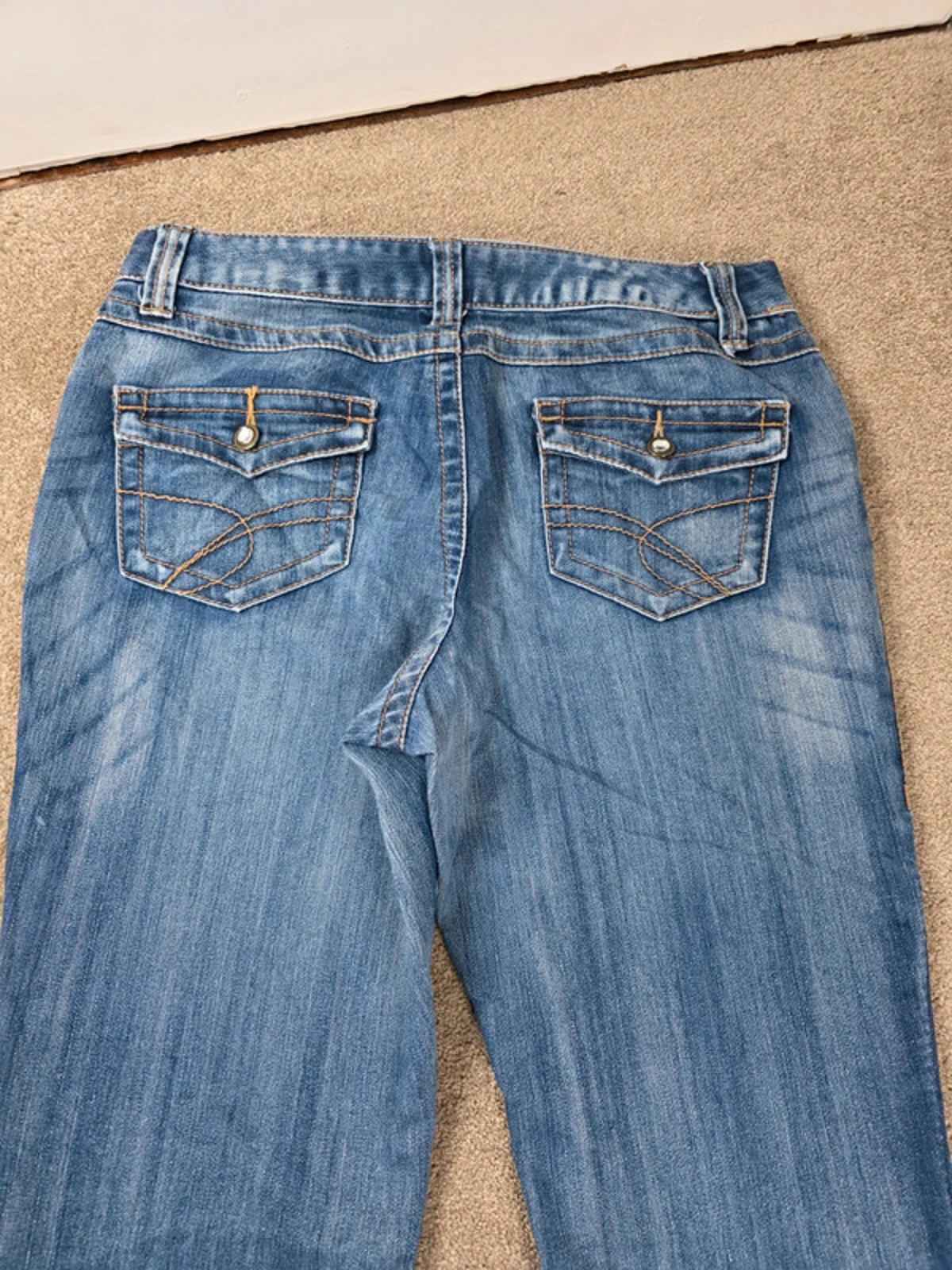 Vintage Y2K INC Denim Curvy Fit Bootcut Jeans UK Size 12