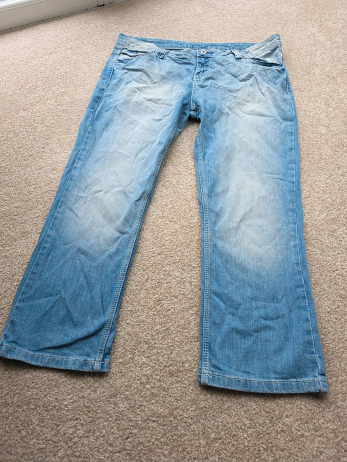 Vintage Y2K Okay Mid Rise Capri Jeans UK Size 18