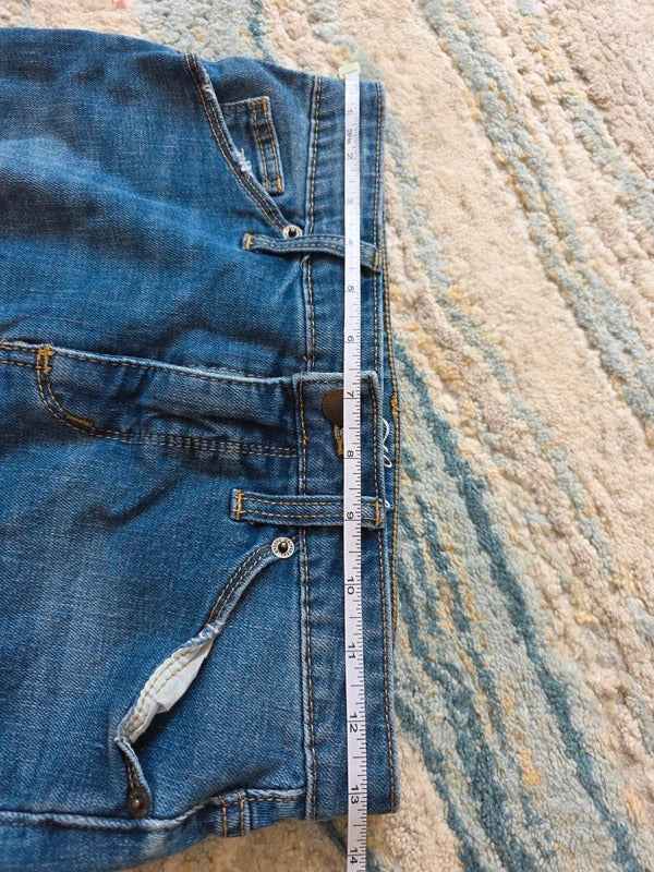 Universal Thread Denim Midi Skirt UK Size 6