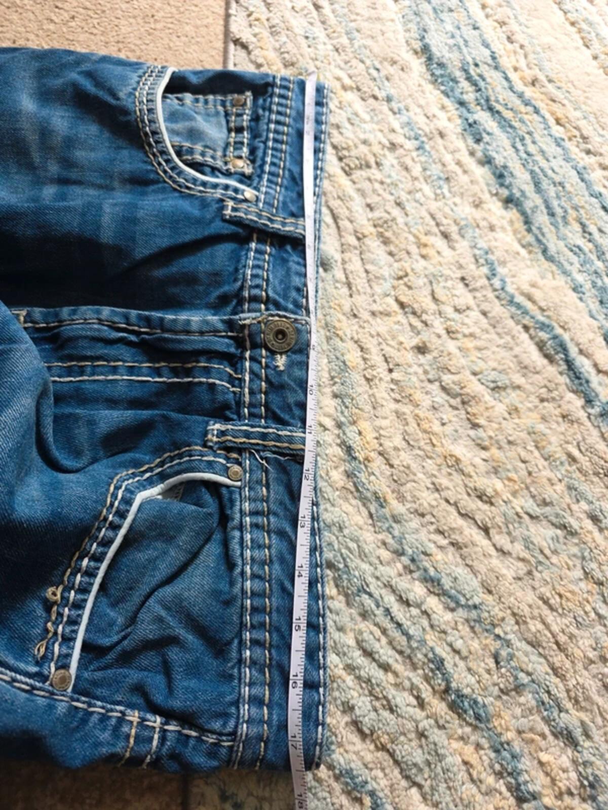 Denim 1982 Vintage Y2K High Rise Straight Leg Jeans UK Size 14 Petite