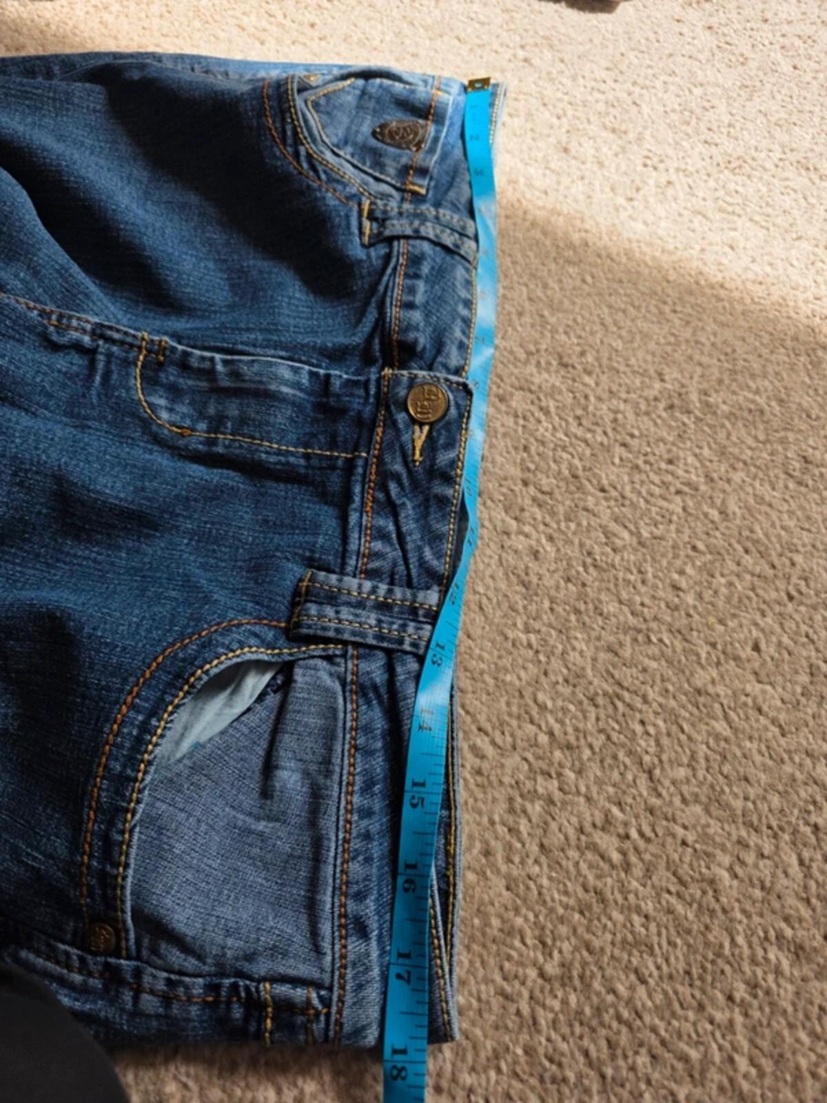 Vintage Y2K Rocawear Mid Rise Bootcut Jeans UK Size 16 Tall