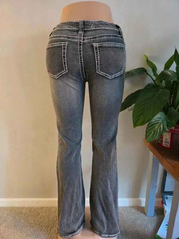 Vintage Y2K Seductions Low Rise Bootcut Jeans UK Size 8/10