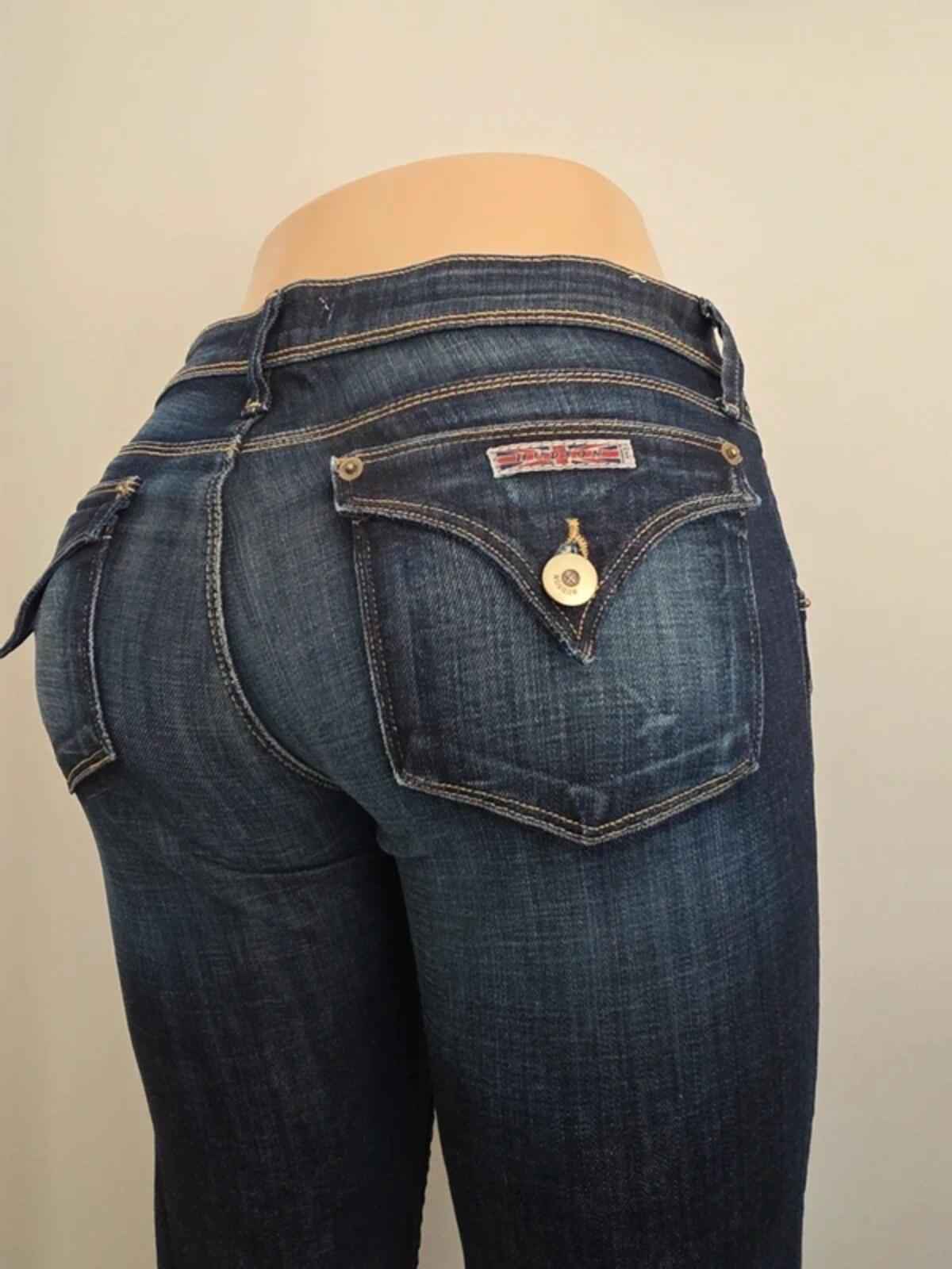 Hudson Low Rise Straight Leg Jeans UK Size 8 Tall