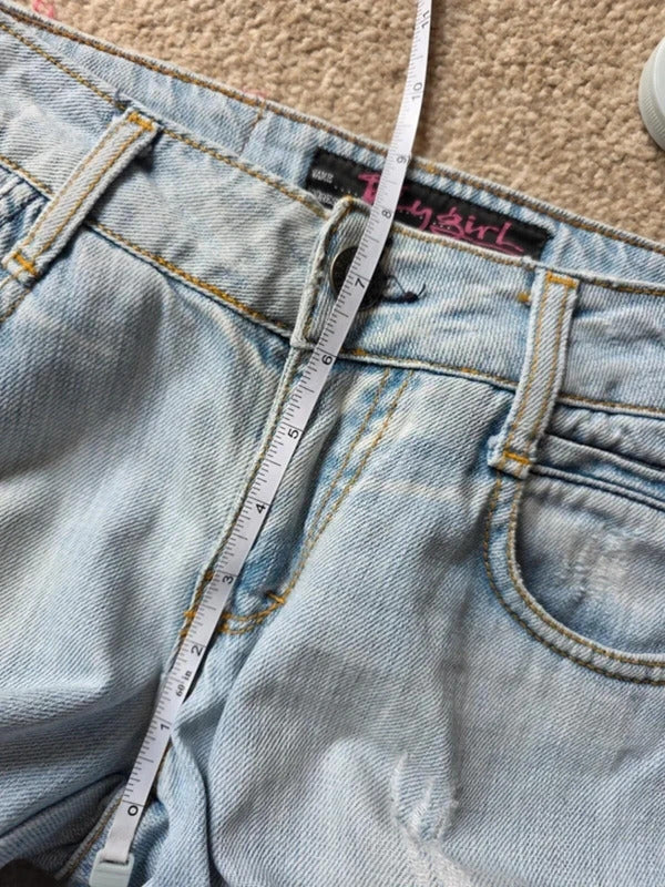 Flygirl Low Rise Straight Leg Jeans UK Size 6