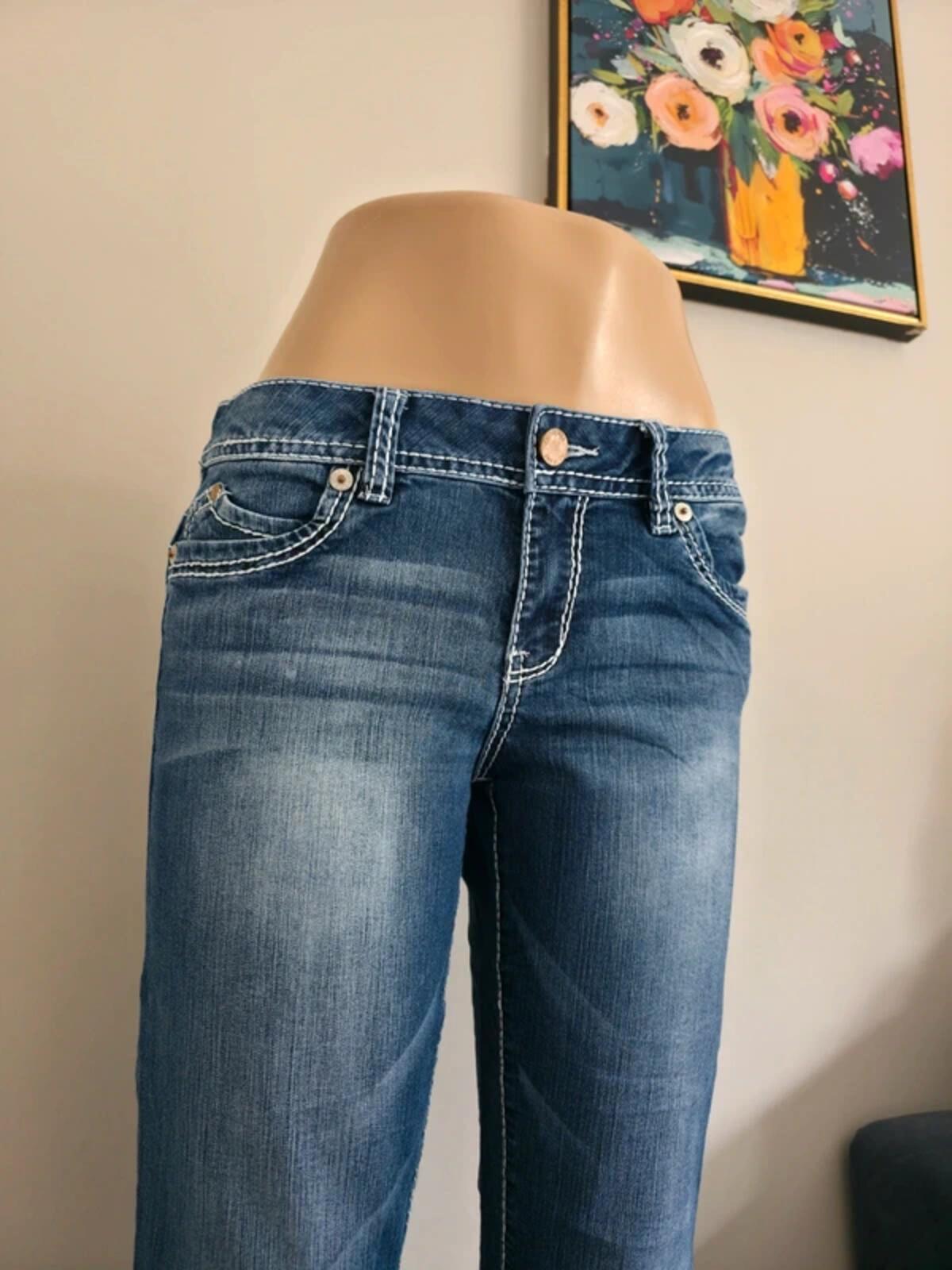 YMI Low Rise Bootcut Vintage Y2K Jeans UK Size 12 Tall