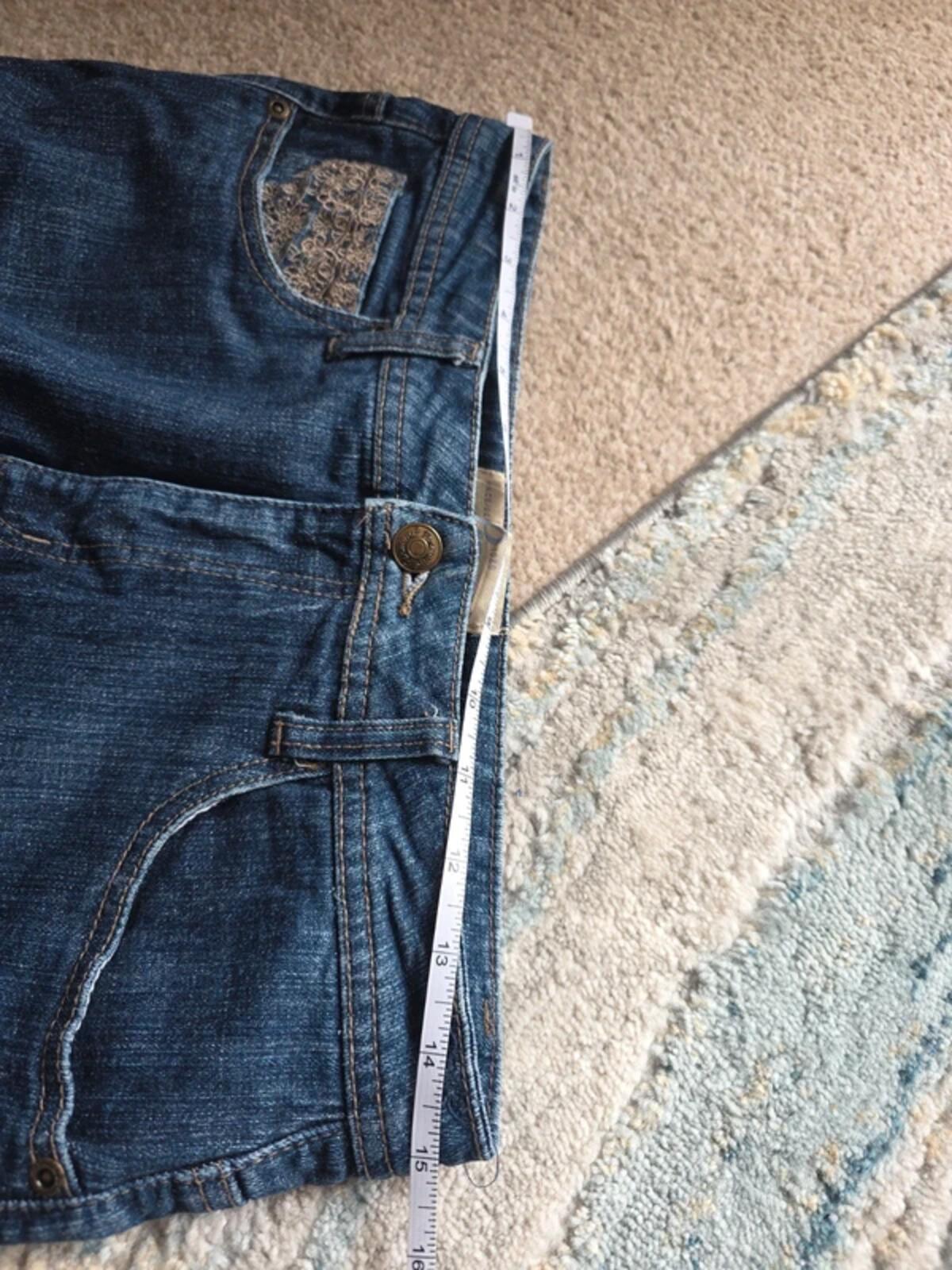 Penmans Vintage Y2K High Rise Relaxed Capri Jeans UK Size 10