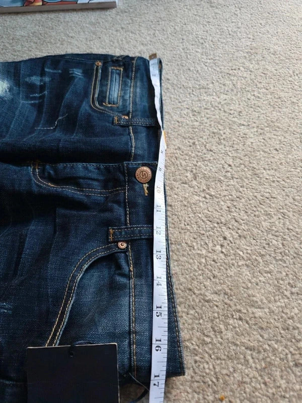 Vintage Y2K Seven7 Low Rise Slim Straight Jeans UK Size 12/14