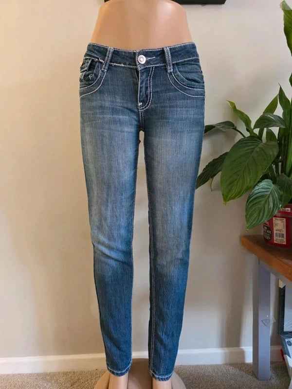 Vintage Y2K B.B Jeans Mid Rise Skinny Jeans UK Size 12