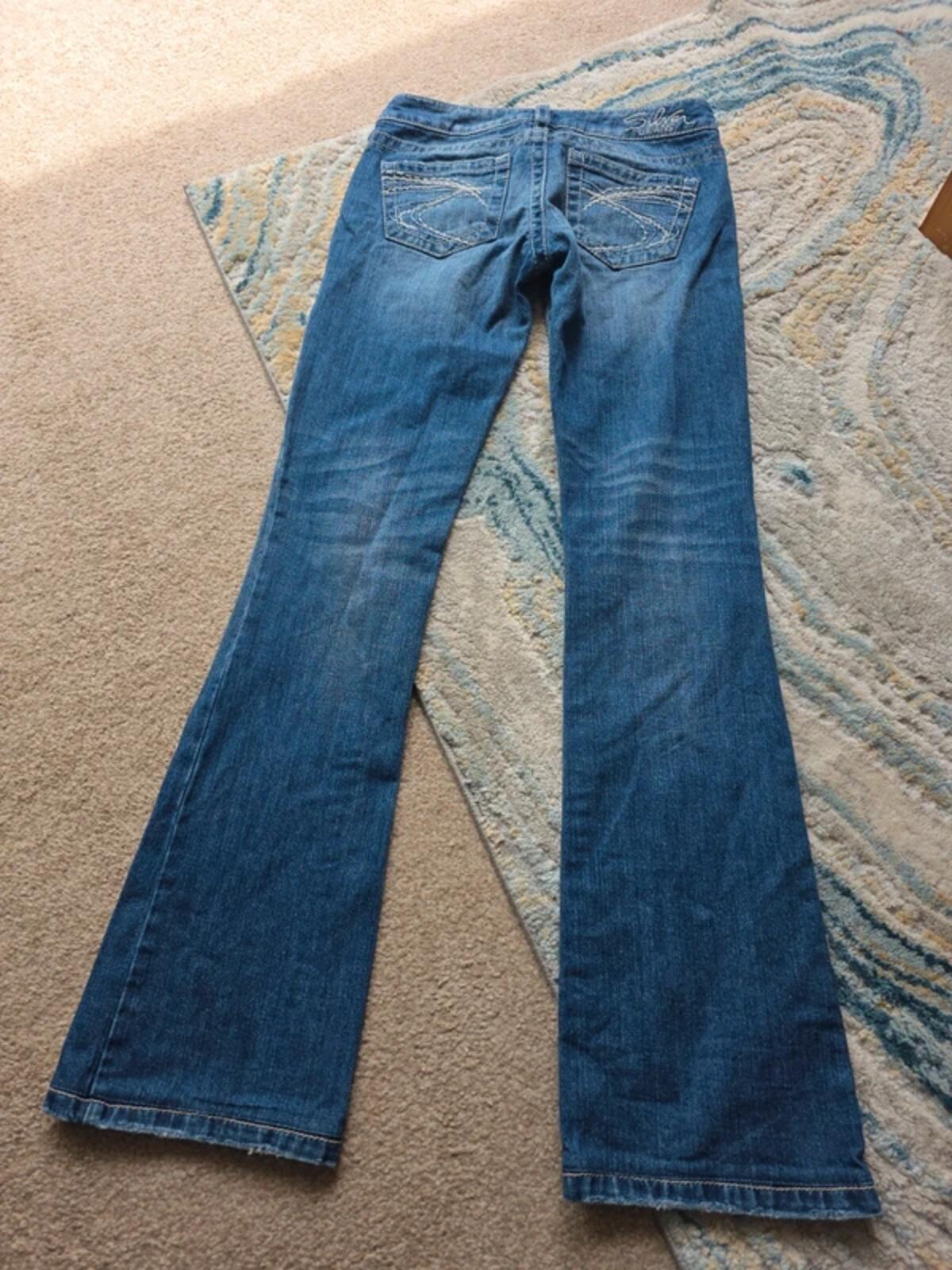 Silver Jeans Ultra Low Rise Bootcut Vintage Y2K Jeans UK Size 4/6 Tall