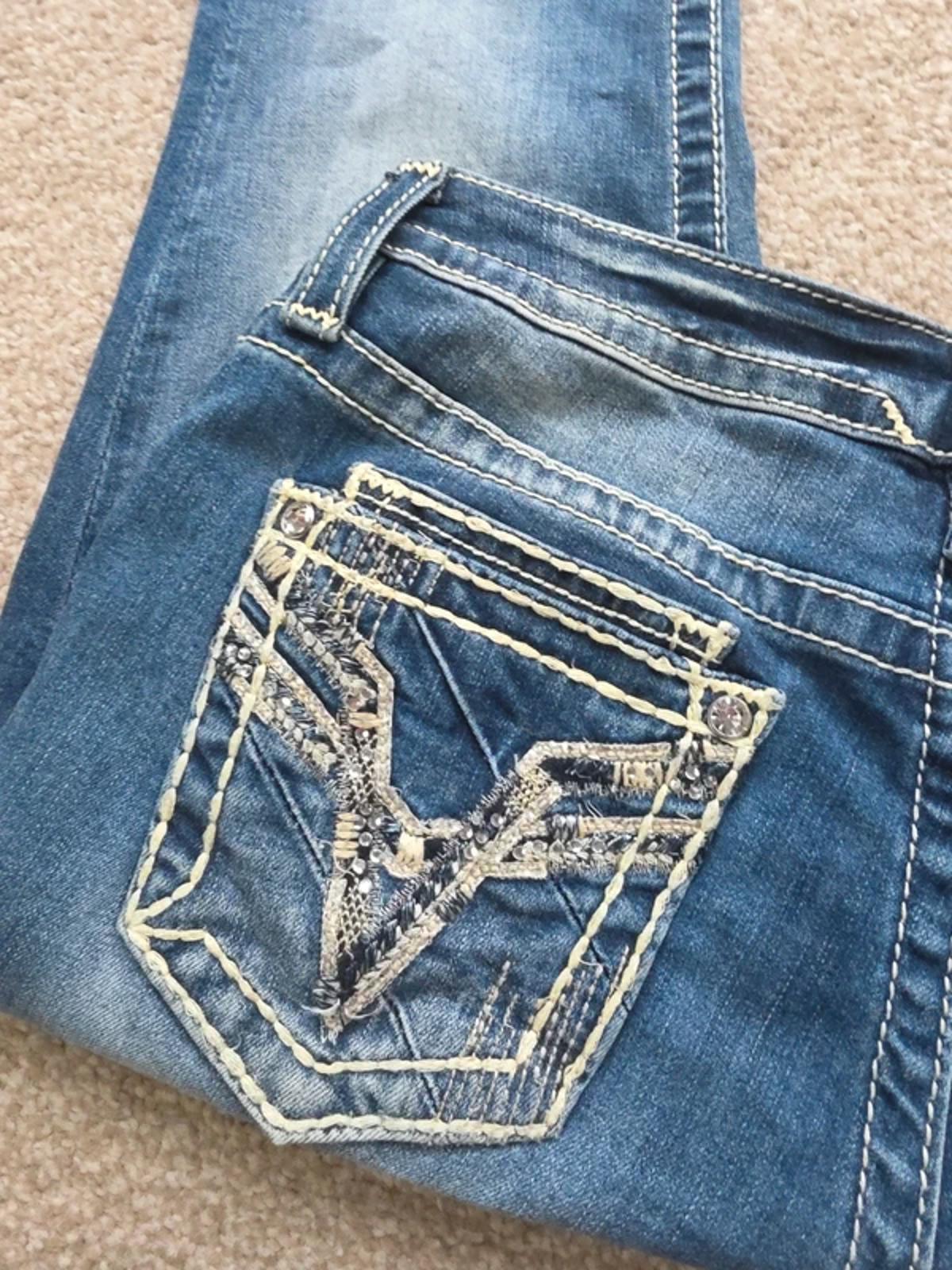 Vintage Y2K Low Rise Vigoss Capri Jeans – UK Size 10