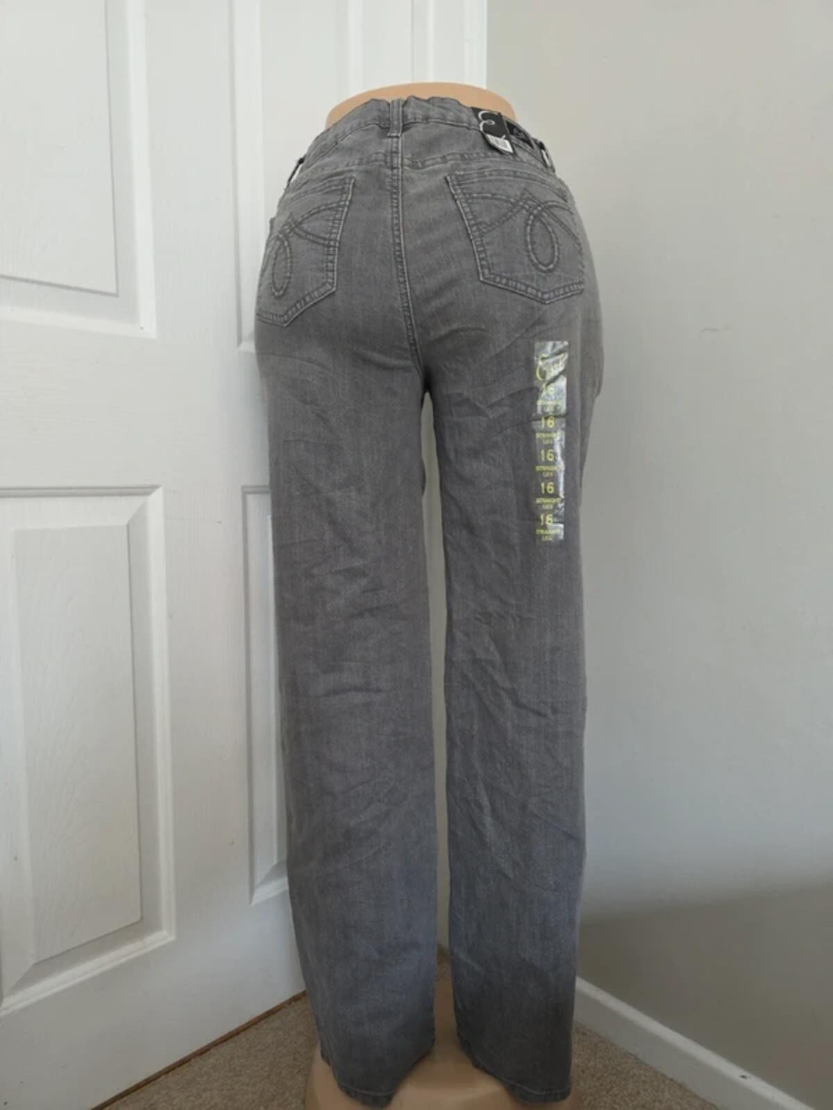 Earl Jean Mid Rise Relaxed Straight Vintage Y2K Jeans UK Size 14