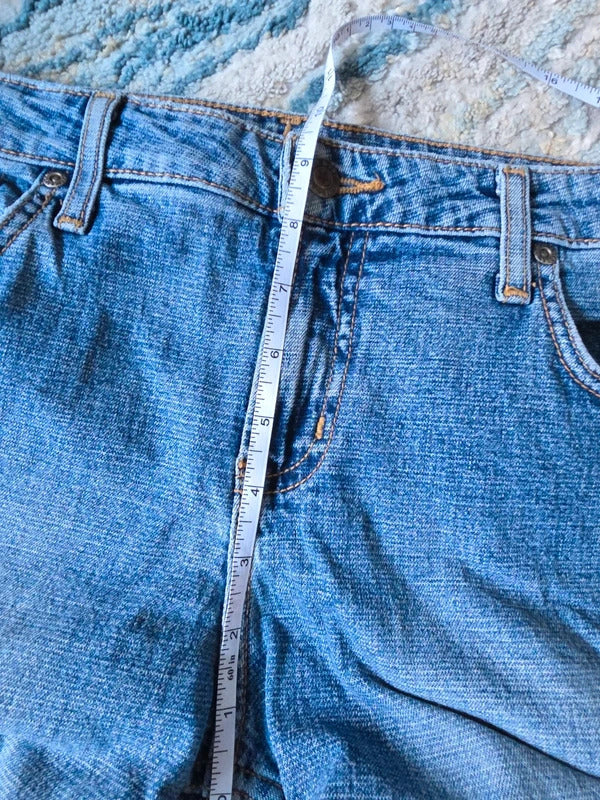 Arizona Mid Rise Flared Vintage Y2K Jeans UK Size 12/14 Petite