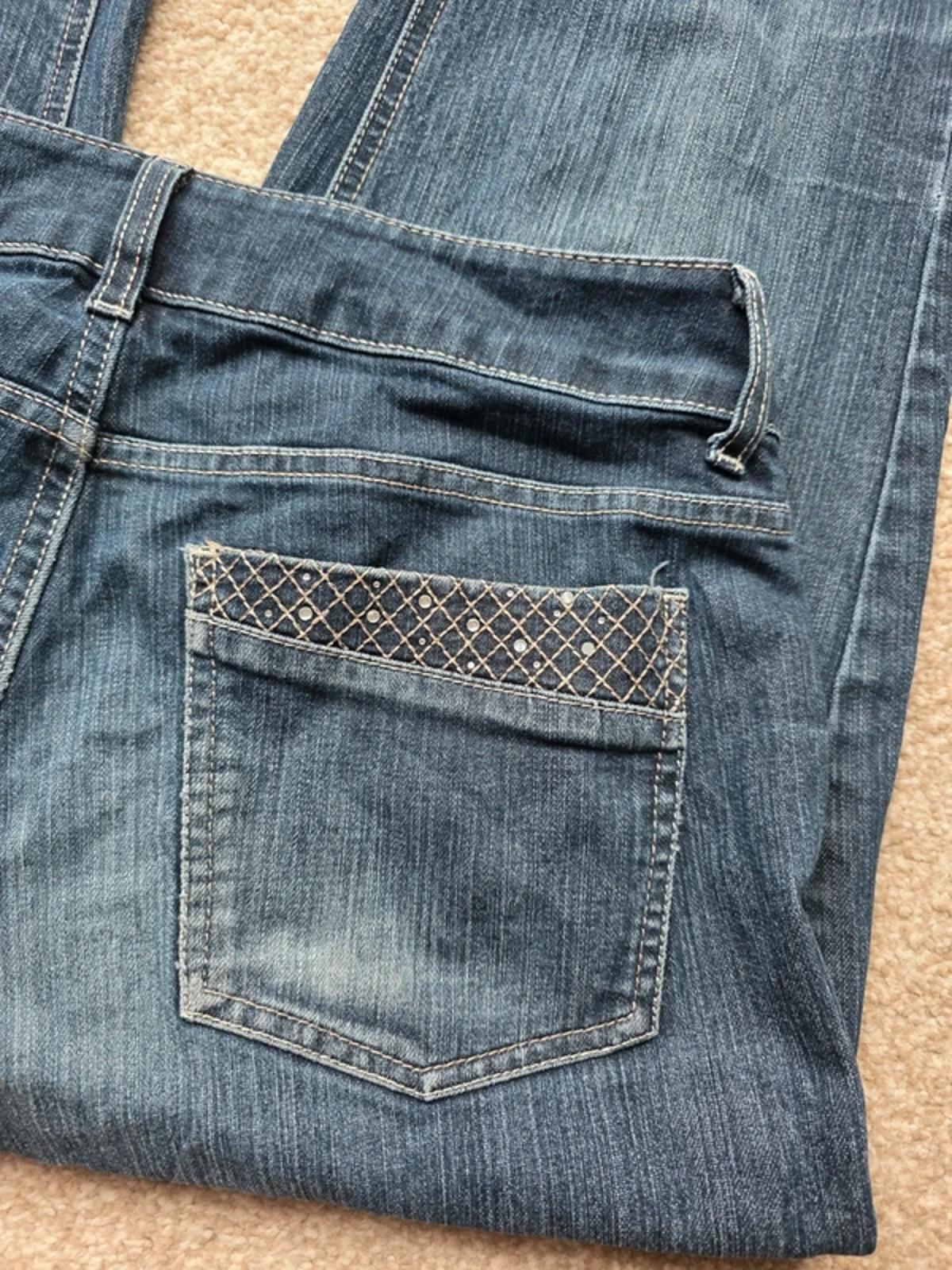 Vintage Y2K Riders by Lee Mid Rise Micro Bootcut Jeans UK Size 12