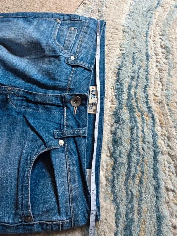 L.e.i Low Rise Relaxed Bootcut Vintage Y2K Jeans UK Size 8/10 Tall