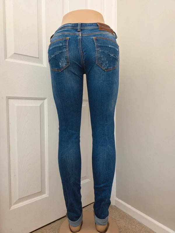 Diesel Low Rise Skinny Vintage Y2K Jeans UK Size 6