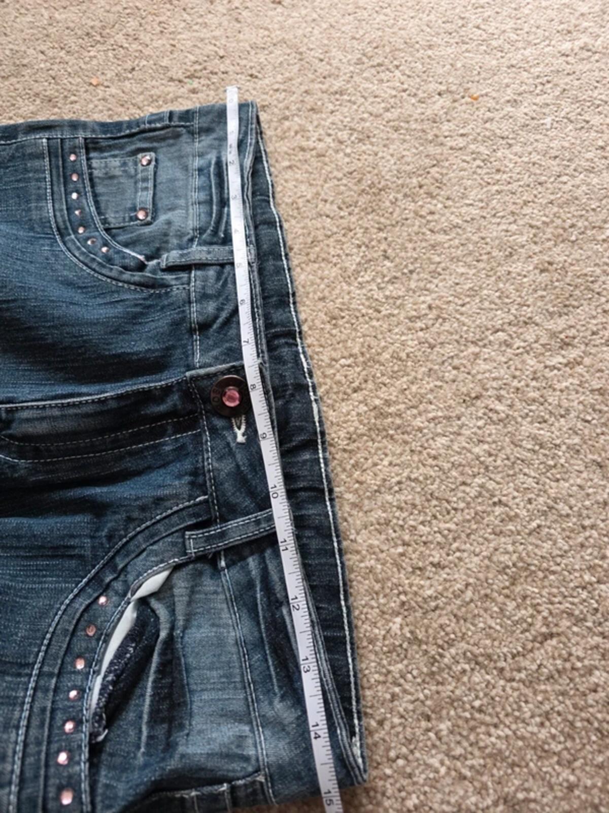 Kikstar Vintage Y2K Mid Rise Bootcut Jeans UK Size 10