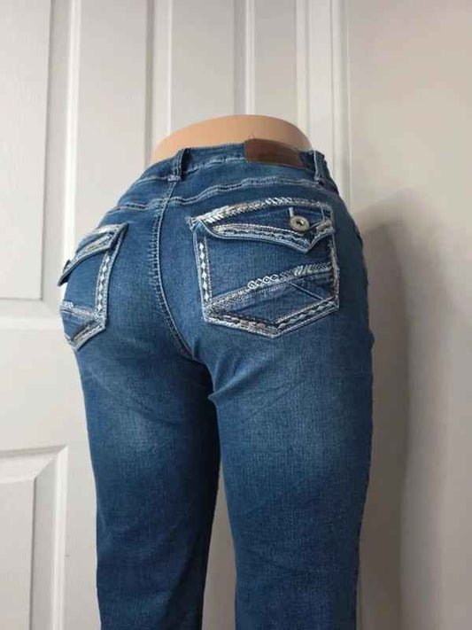 Maurices Mid Rise Bootcut Jeans UK Size 6/8 Vintage Y2K
