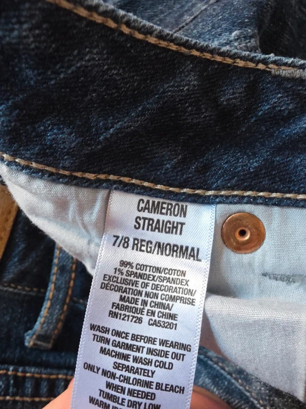 Aeropostale Low Rise Straight Vintage Y2K Jeans UK Size 8